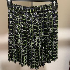 PIAMITA XS Black Patterned Skort
